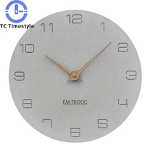 Wall Clock Wooden Modern Simple Living Room Home Decoration Accessories Fashion Watch Nordic Minimalist Creative Silent Clocks 2024 - buy cheap