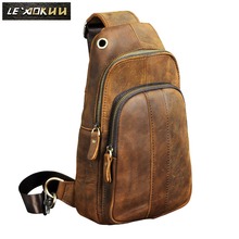 Bolsa de cabestrillo para el pecho para hombre, bolsa de viaje de moda, informal, Original, de 8 ", con correa para un hombro, 8006 2024 - compra barato