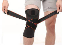knee support 3D weaving pressurization knee brace sport basket ball tennis football cycling knee pad 2024 - купить недорого