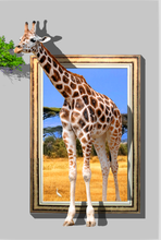 Giraffe Printed 3D Oil Paintings on Canvas Walls Art Animals Posters and Prints Pictures for Living Room Home Decorations -36935 2024 - buy cheap