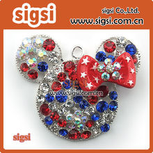 Wholesale Custom Jewelry Rhinestone Pendants 2024 - buy cheap