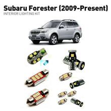 Led interior lights For Subaru Forester 2009+ 8pc Led Lights For Cars lighting kit automotive bulbs Canbus 2024 - buy cheap