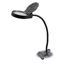 Pdok led 3x/10x lupa luz de mesa regulável brilho agjustable flexível lâmpada de mesa portátil para impressão leitura 2024 - compre barato
