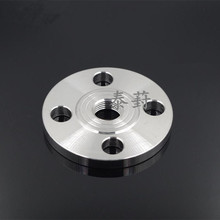 304 Stainless Steel PN10 Plated Flange Internal thread With Four Bolt Holes DN15  Flange 2024 - buy cheap