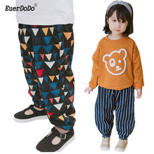 Winter Kids Printed Pants For 1-8 Years Boys Girls Harem Pants Toddler Trousers Spring Autumn Baby Bottoms Children Clothes 2024 - buy cheap