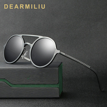 DEARMILIU Brand Unisex Aluminum magnesium Polarized SunGlasses Coating Mirror Driving Sunglasses Round Eyewear For Men/Women 2024 - buy cheap