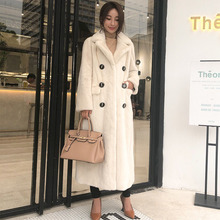 2021 Brand luxury women natural Imported Danish mink fur coat velvet shot style with sashes elegant lady 2024 - buy cheap