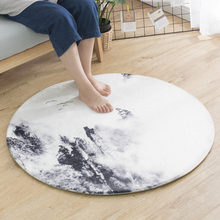 Modern New Chinese Round Carpet Suede Foor Mats Bedroom Living Room Chair Rocking Cushion Rug 2024 - buy cheap