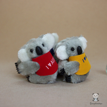 Плюшевые игрушки-подвески коала брелки сумки мягкие игрушки маленькие подарки 2024 - купить недорого