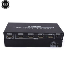 1pc High Quality 1080P 60Hz 3D IR Control 4X1 HDMI-Compatible Multi-Viewer Splitter Seamless Switcher Quad Screen Real Time 2024 - buy cheap