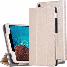 Funda abatible de seda para Xiaomi Mipad4 Mi Pad 4, funda de tableta de 8 pulgadas + lápiz óptico, novedad 2024 - compra barato