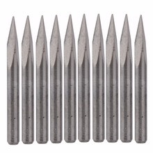 10Pcs 20 Degree 0.4mm Carbide Steel CNC Router Pyramid engraving Bits 2024 - buy cheap