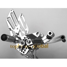 Silver color Motorcycle Parts CNC Foot Pegs For DUCATI 999 949 749 Rear Set 2024 - buy cheap