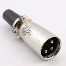 10pcs High-Quality Locking Screws  XLR Audio Cable Connector Three-Pin XLR Microphone Plug Male 2024 - buy cheap
