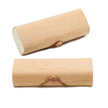 Portable Wooden Sunglasses Box Case Eye Glasses Clam Shell Protector 2024 - buy cheap