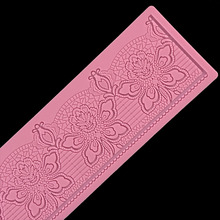 Minsunbak силиконовая кружевная форма с узором в виде Розы, кружевная подкладка для свадебного торта, декоративная форма, инструмент «сделай сам» 2024 - купить недорого