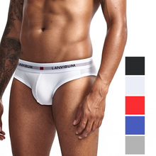 Calzoncillos slip de algodón para hombre, ropa interior, Sexy, transpirable, Gay, 2019 2024 - compra barato