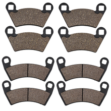 Cyleto Motorcycle Front and Rear Brake Pads for POLARIS 800 Ranger HD / XP / 6x6 / Crew 2010-2015 2024 - buy cheap