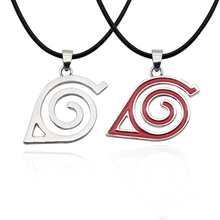 Hot Anime Naruto Necklace Kakashi Leaf Village Symbol Cosplay Pendant Necklaces Kakashi Konoha Ninja Jewelery Bijoux Collier 2024 - buy cheap