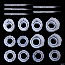 1 Set Epoxy Resin Kit Silicone Mold Ring Molds 3 Sizes Dropper DIY Jewelry Rings 16/16.6/17mm Handmade Gifts Accessories Finding 2024 - buy cheap