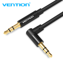 Vention 3,5 мм аудио кабель 3,5 кабель «Папа-папа» Аудио 90 градусов правый угол AUX кабель для автомобильных наушников MP3/4 Aux шнур 2024 - купить недорого