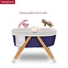 Pouch cribs European children's bed multi-function shaker baby bed foldable portable travel cradle bed 2024 - buy cheap