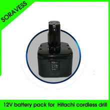 12V Ni-Cd аккумуляторная батарея 2000mah Замена для Hitachi аккумуляторной электрической дрели и отвертки EB1214L EB1214S eb121212s 2024 - купить недорого