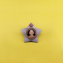 Suvorov-Alfileres de la orden militar del ejército ruso, Medalla de la URSS, réplica de broche de estrella roja para hombres, regalo patriota vintage 2024 - compra barato