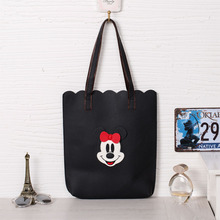 Disney-bolso de hombro de Mickey mouse para niña, bolsa encantadora de gran capacidad, almacenamiento de moda 2024 - compra barato