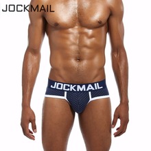 JOCKMAIL Brand Men Underwear sexy Dot playful Men Briefs calzoncillos hombre slips Cotton Men Bikini Brief cuecas Gay Underwear 2024 - buy cheap