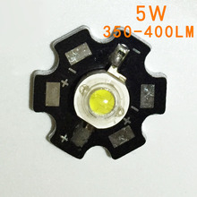 Disipador de calor LED blanco de 5W, placa Base de aluminio, sustrato de placa PCB, piezas de 20mm LM, linterna, foco de bombilla para luces DIY, 50 Uds. 2024 - compra barato