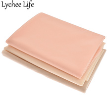 Lychee Life de medio metro de piel de muñeca, tejido de lana de poliéster, costura de retazos, bricolaje, fábrica de ropa, hogar, novedad 2024 - compra barato