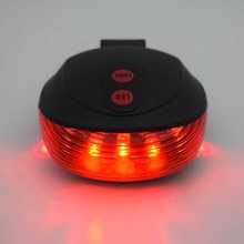 WasaFire Flashing Cycling Taillights 7 Modes Bike Light Front 5 LED Waterproof 2 Laser Bicycle Rear Lamp Safety Warning Lamps 2024 - buy cheap