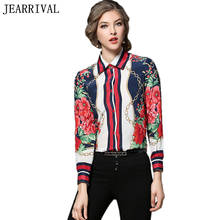 Fashion Blouse Women Summer Tops 2018 New Spring Long Sleeve Turn-Down Collar Vintage Floral Print Casual Shirt Blouses Blusas 2024 - buy cheap