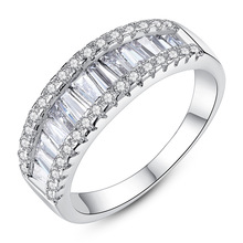 Кольца для мужчин и женщин, высокое качество, циркониевые кольца для помолвки 2024 - купить недорого