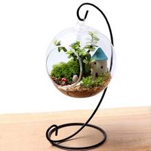 Iron Hanging Candlestick Candle Holder Vase Basket Plant Flower Holder Balcony Decorations Wedding Office Decoration 2024 - buy cheap