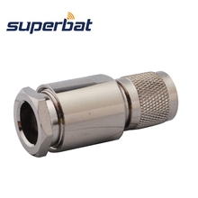 Superbat 10 шт. зажим TNC Штекер РЧ коаксиальный разъем для кабеля RG8, RG214, LMR400 2024 - купить недорого