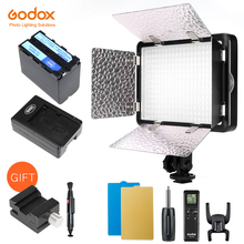 Godox-Lámpara de luz LED LED308W II 5600K 380 para vídeo, mando a distancia para videocámara DV, batería y cargador NP770 4400Ahm 2024 - compra barato