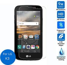 Protector de pantalla de cristal templado para LG K3 LTE K 3 K100 K100DS LS450, cubierta de tapa delantera + kits de limpieza, 0,3mm, 2 uds. 2024 - compra barato