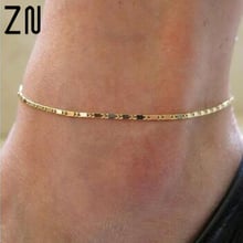 1PC Simple Style Sexy Beach Anklet Chain Women Anklet Bracelet Barefoot Foot Jewelry Fashion  Accessories 2024 - buy cheap