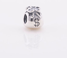 Серебряные подвески, ювелирные изделия из стерлингового серебра 925 пробы, рандомная Женская сумочка «сделай сам» для зарабатывания денег, подходит для браслета Pandora, изящные украшения 2024 - купить недорого