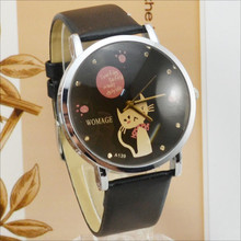 Promoción de ventas moda reloj de marca Womage reloj mujeres cinturón de cuero negro pulsera reloj de cuarzo cronógrafo femenino 2024 - compra barato