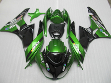 Kit de carenado personalizado para motocicleta, juego de carenados verde y negro para Kawasaki ZX 6R, 2009, 2010, 2011, 2012, NINJA zx6r 09-12, VB20 2024 - compra barato