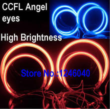 Kit de anel halo farol olho de anjo, de alta qualidade, ccfl, bmw e46 compact 2003-2007 x3 e83 2006-2012, alto brilho 4 cores 2024 - compre barato