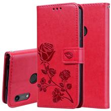 Funda abatible tipo billetera para móvil, funda de lujo de cuero PU para Huawei Honor 8A 8 A Honor8A 8APro 2024 - compra barato