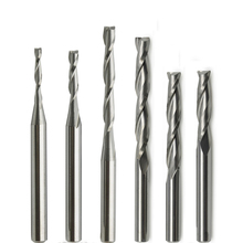 5pc Solid Carbide 4mm Endmill Double Two Flute Spiral Bit CNC Router Bits CED 4mm CEL 17-52mm Long Extend Longer Milling Cutter 2024 - buy cheap