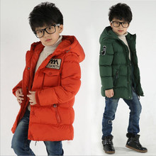 Winter Jackets Boys 2018 Winter Children's Clothing Cotton-Padded Jacket Thick Warm Outerwear & Coats 2024 - buy cheap