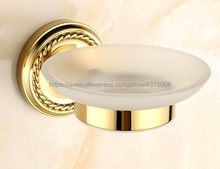 Роскошная латунная корзина для мыла золотого цвета/мыльница/держатель для мыла/Аксессуары для ванной комнаты, туалетный столик для ванной Nba612 2024 - купить недорого