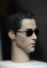 Настраиваемые весы 1/6, матрица Keanu Reeves Neo Head Sculpt w/солнцезащитные очки для коллекции экшен-фигурок 12 дюймов 2024 - купить недорого