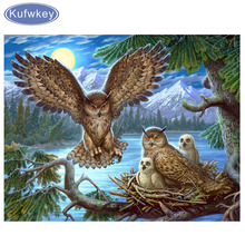 5d diy Diamond embroidery owl diamond painting Cross Stitch Birds full square/round drill Rhinestone mosaic decoration 2024 - buy cheap